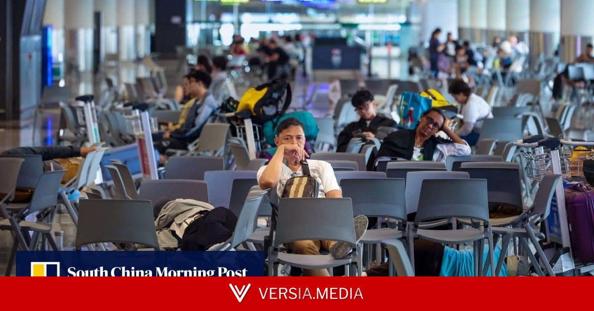 2,000 passengers stranded overnight at Hong Kong airport due to Typhoon Noul